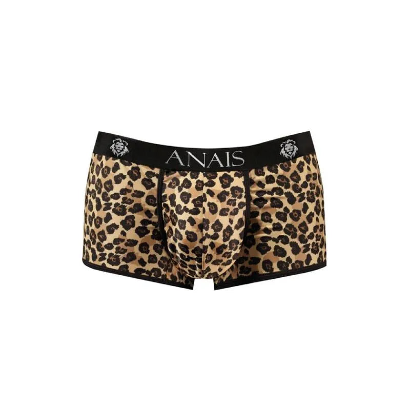 Boxer homme ANAIS MEN MERCURY imprimé animal, microfibre douce, taille élastique noire, confort optimal.