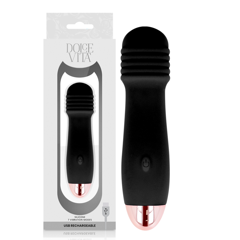 Vibromasseur Rechargeable Silicone Hypoallergénique Dolce Vita