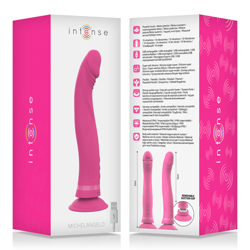 Vibromasseur Silicone Double Densité Ventouse Puissante