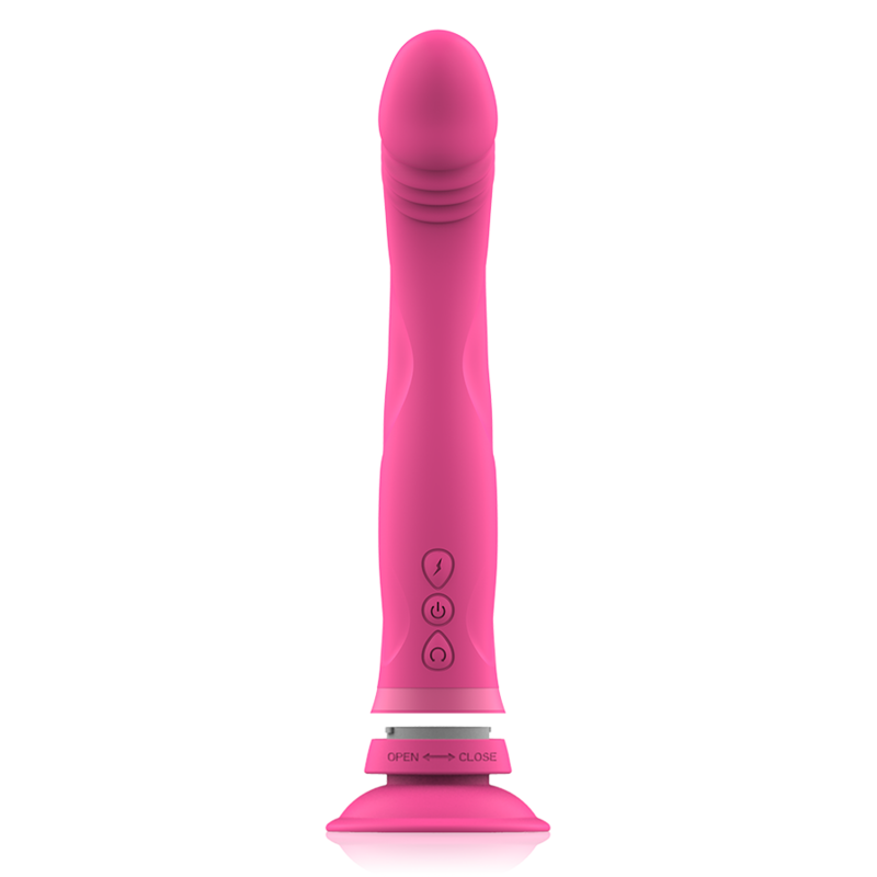 Vibromasseur Silicone Double Densité Ventouse Puissante