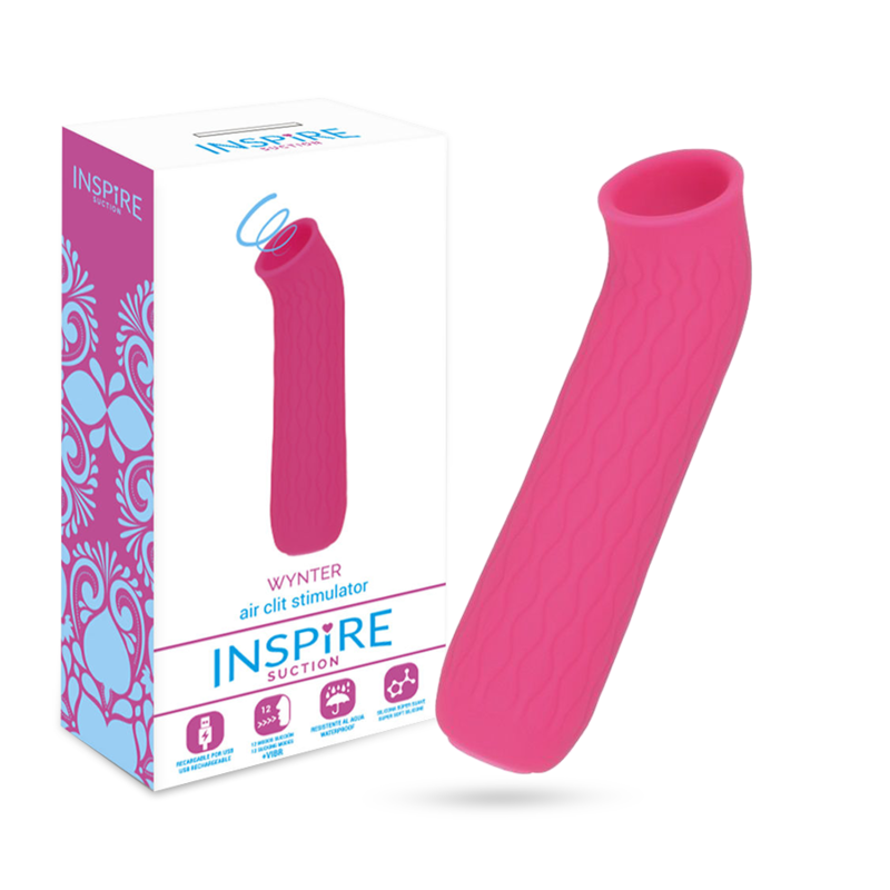 Stimulateur D'Aspiration Silicone Rechargeable Rose