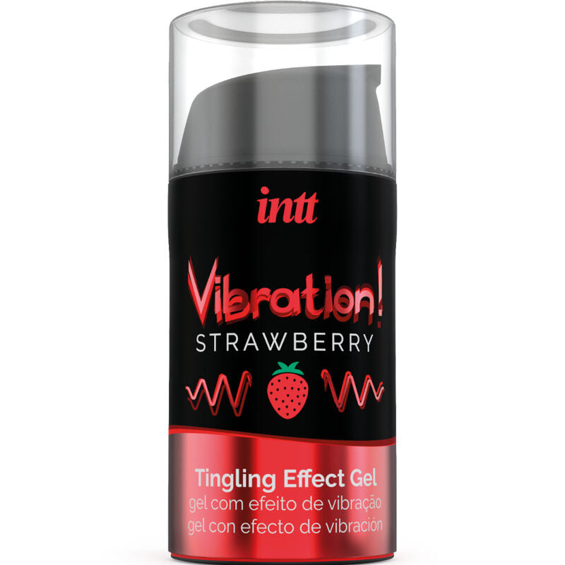 Gel Intime Stimulant Fraise Vibrante