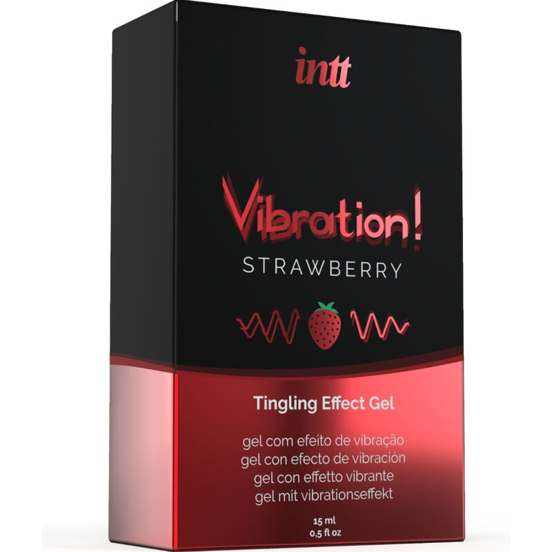 Gel Intime Stimulant Fraise Vibrante