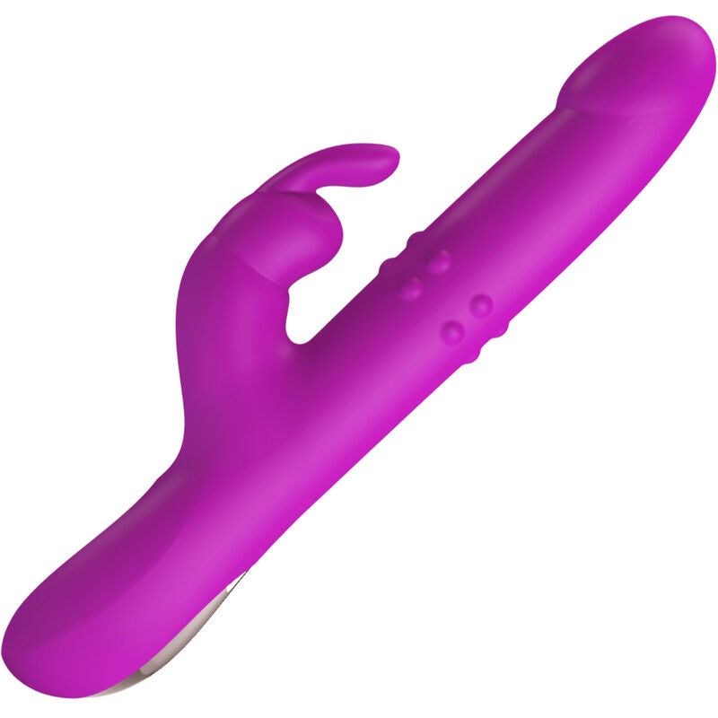 Vibromasseur Rabbit Silicone Violet Multi-Vitesses