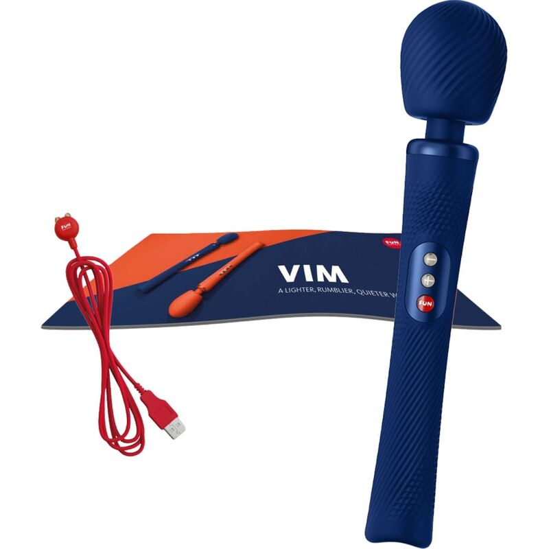 Vibromasseur Baguette Lestée Silicone Bleu