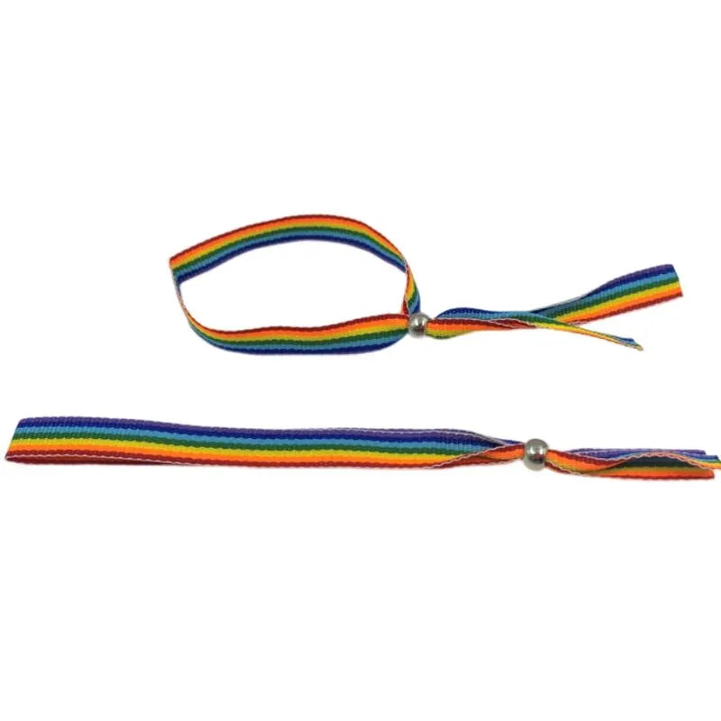 bracelet boule argent drapeau arc-en-ciel LGBT Pride célébrations amusantes