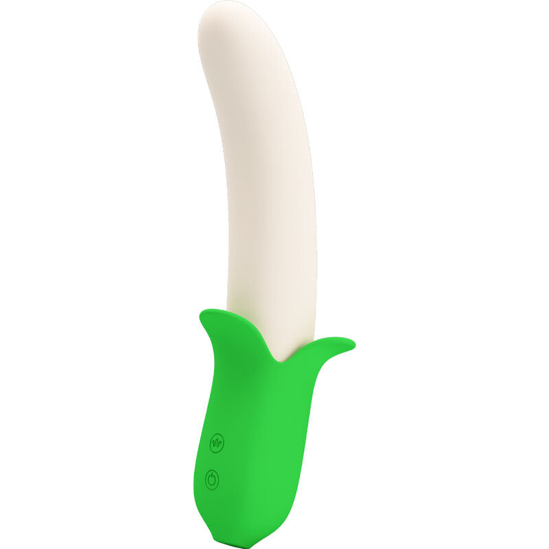 Vibromasseur En Silicone Vert Clair Rechargeable