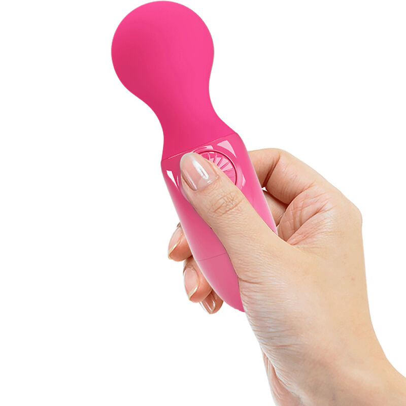 Mini Vibromasseur Silicone Étanche Magenta