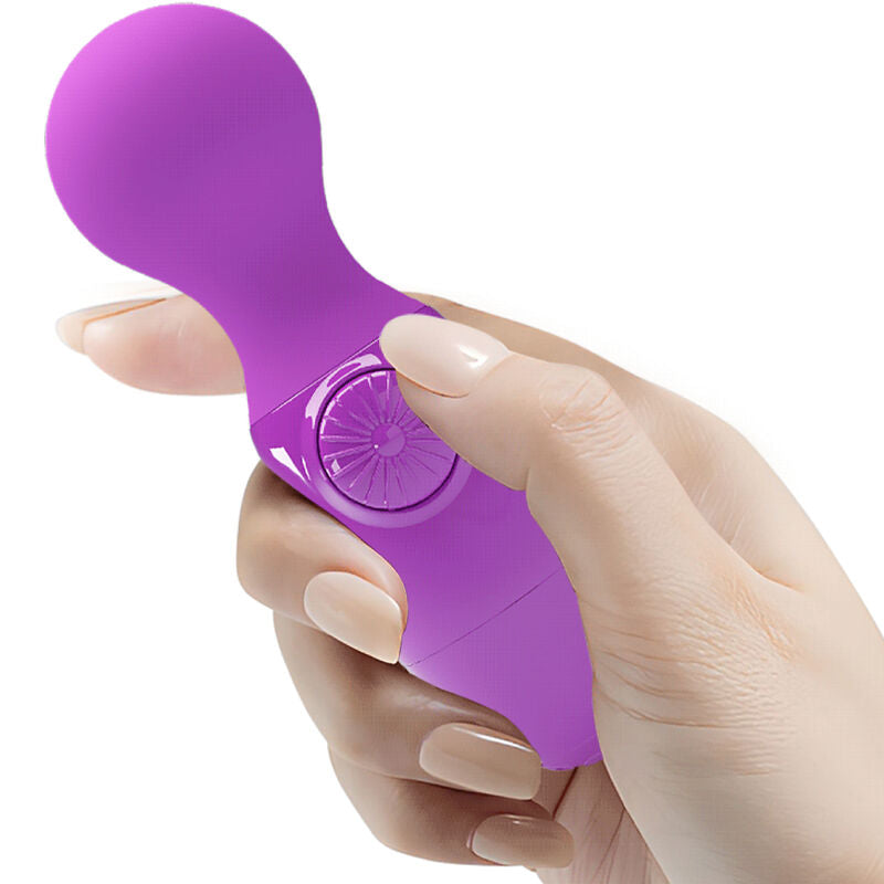 Mini Vibromasseur Silicone Étanche Violet