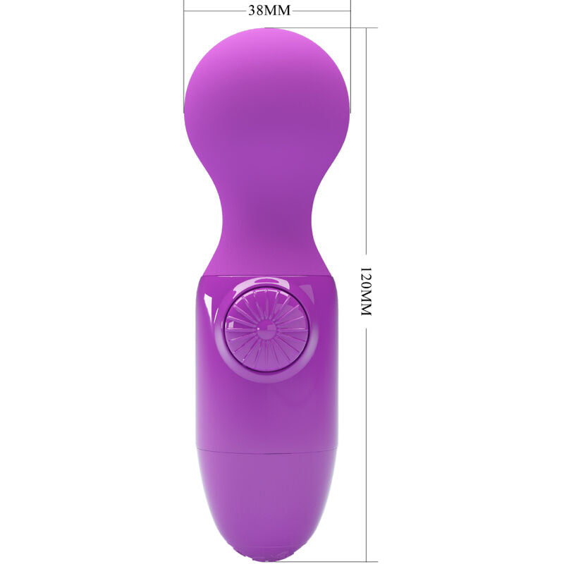 Mini Vibromasseur Silicone Étanche Violet