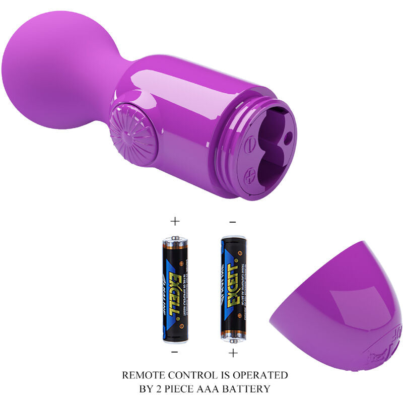 Mini Vibromasseur Silicone Étanche Violet