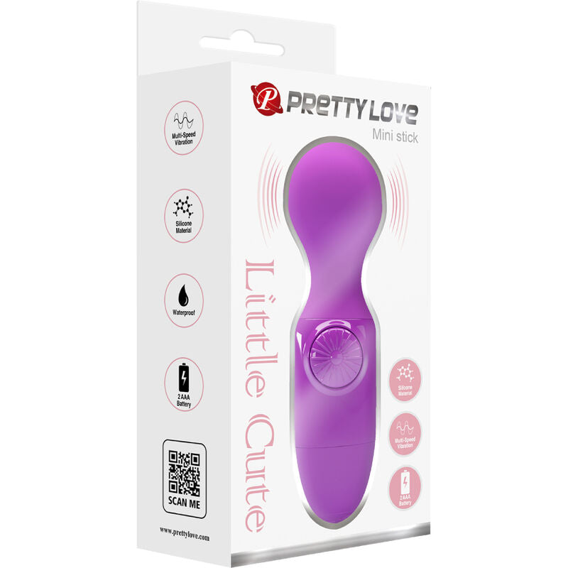 Mini Vibromasseur Silicone Étanche Violet