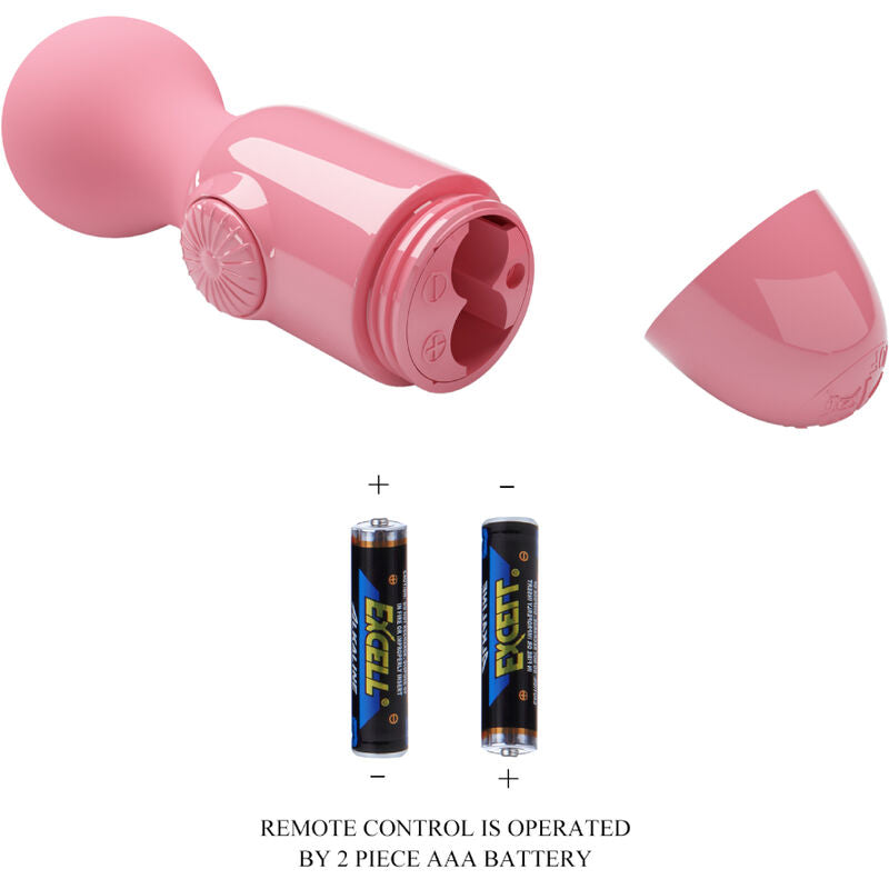 Mini Vibromasseur Silicone Rose Étanche