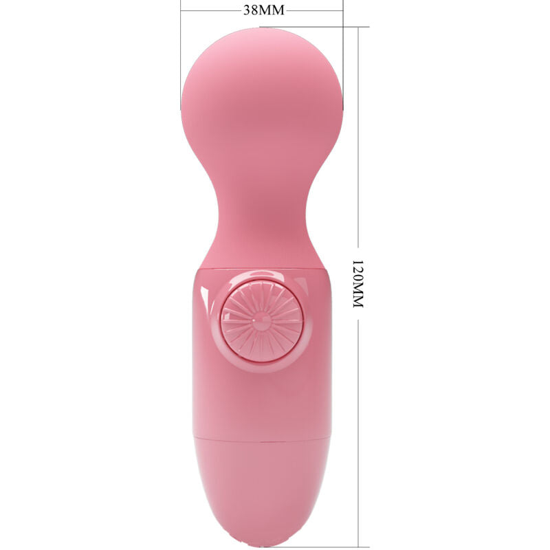 Mini Vibromasseur Silicone Rose Étanche