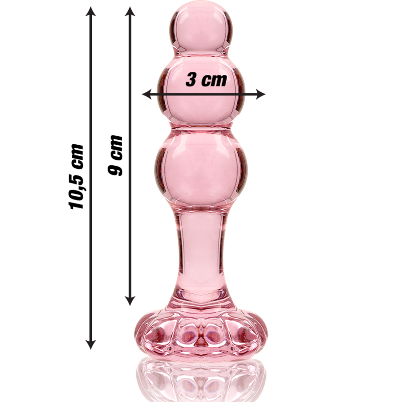 Plug Anal En Verre Borosilicate Luxe