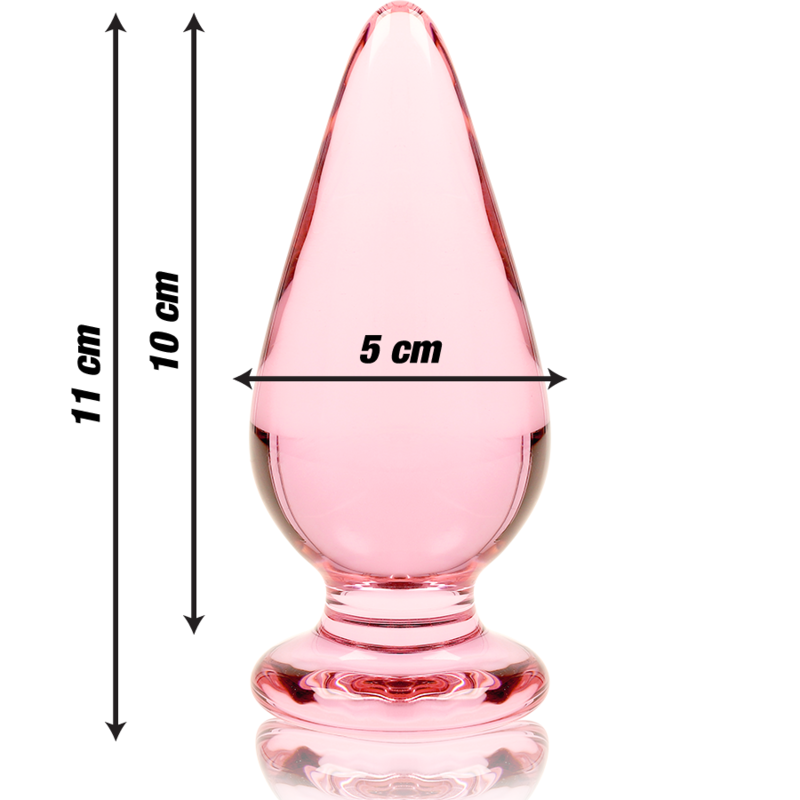 Plug Anal En Verre Borosilicate Luxueux