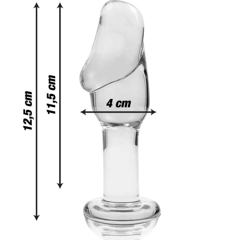 Plug Anal En Verre Borosilicate Élégant