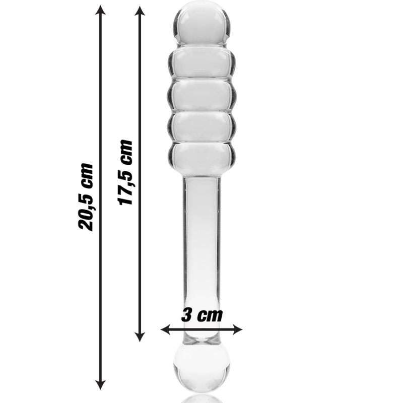 Plug Anal En Verre Borosilicate Luxueux