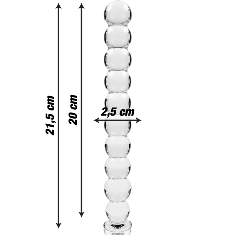 Plug Anal En Verre Borosilicate Hypoallergénique