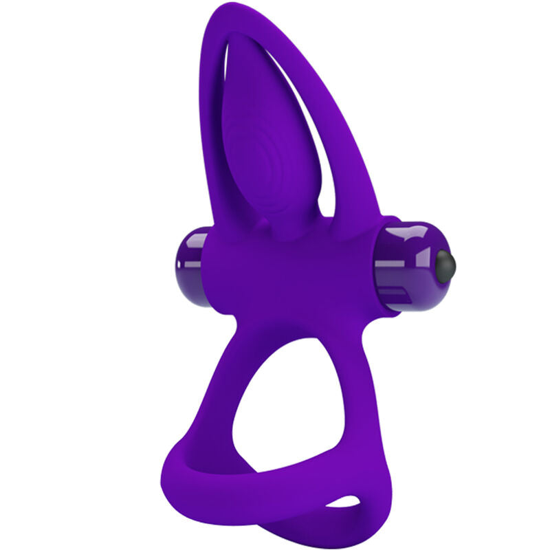 Cockring Violet En Silicone Pour Couples