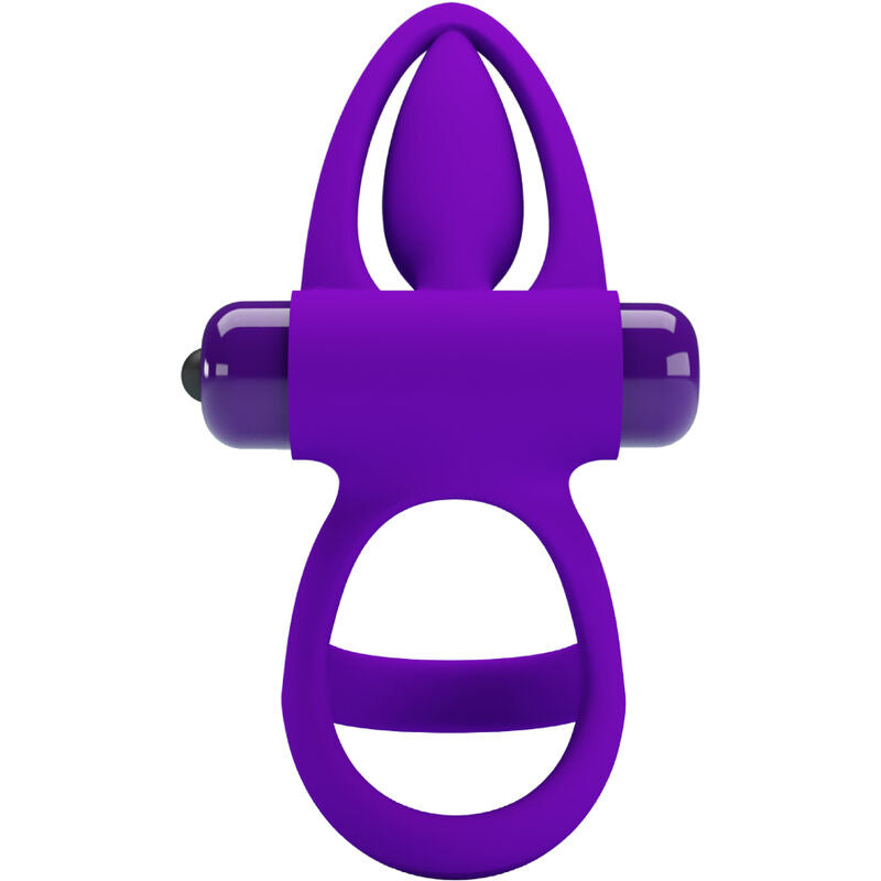 Cockring Violet En Silicone Pour Couples