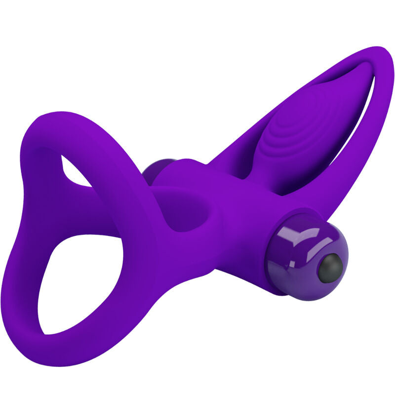 Cockring Violet En Silicone Pour Couples