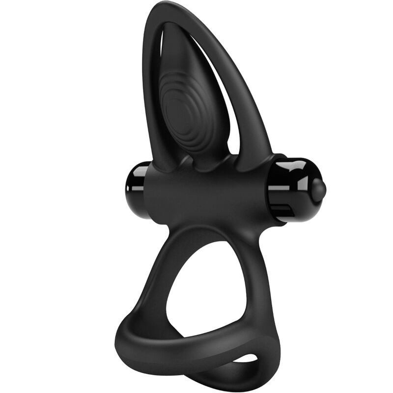 Cockring En Silicone Noir Pour Couples