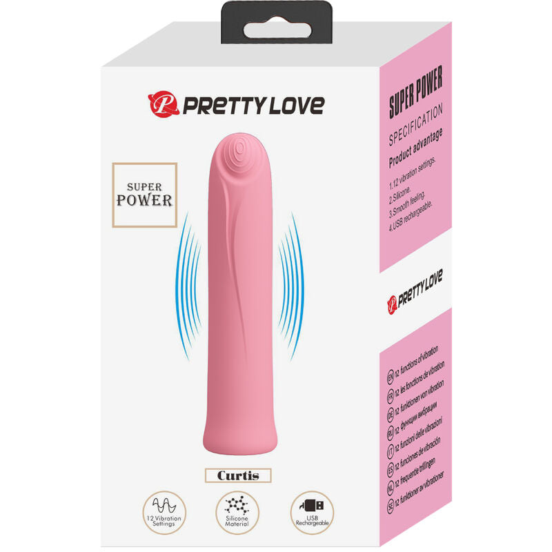 Mini Vibromasseur Rose Silicone Fonctions Multiples