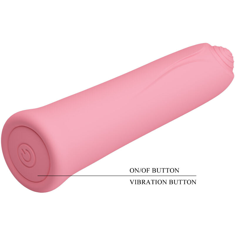 Mini Vibromasseur Rose Silicone Fonctions Multiples