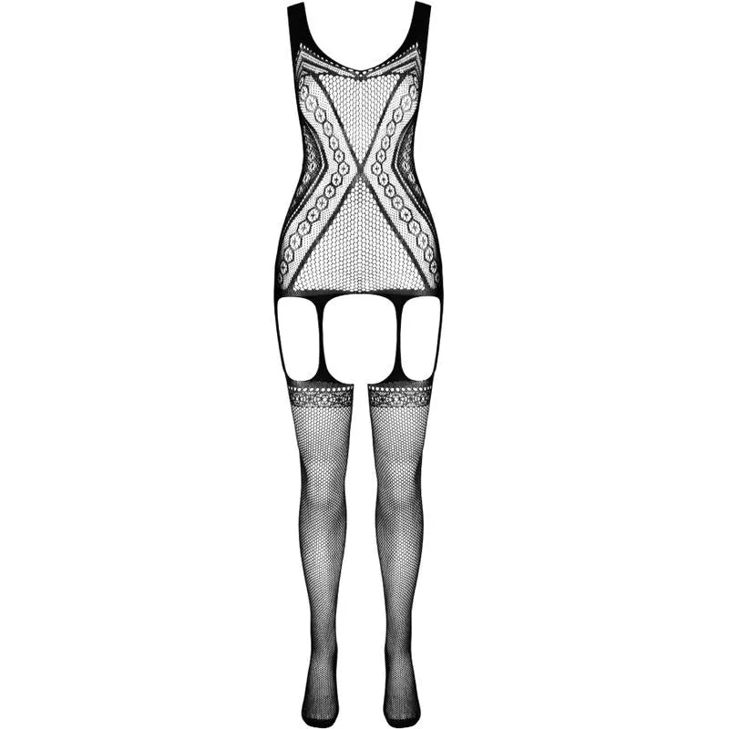 PASSION - BODYSTOCKING ECO COLLECTION ECO BS007 ROUGE