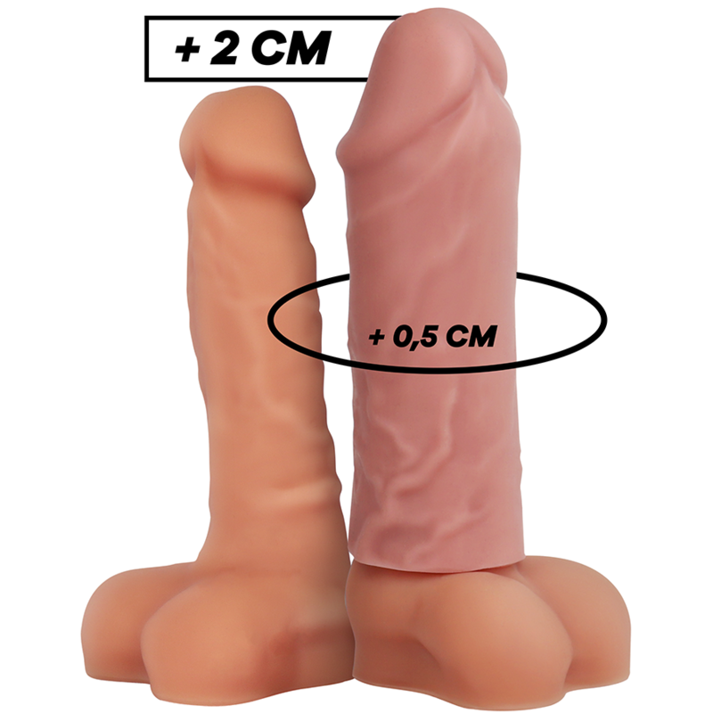 Manchon Pénien Silicone Médical Extensible