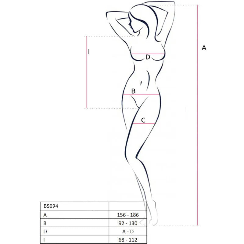 PASSION - BS094 BODYSTOCKING NOIR