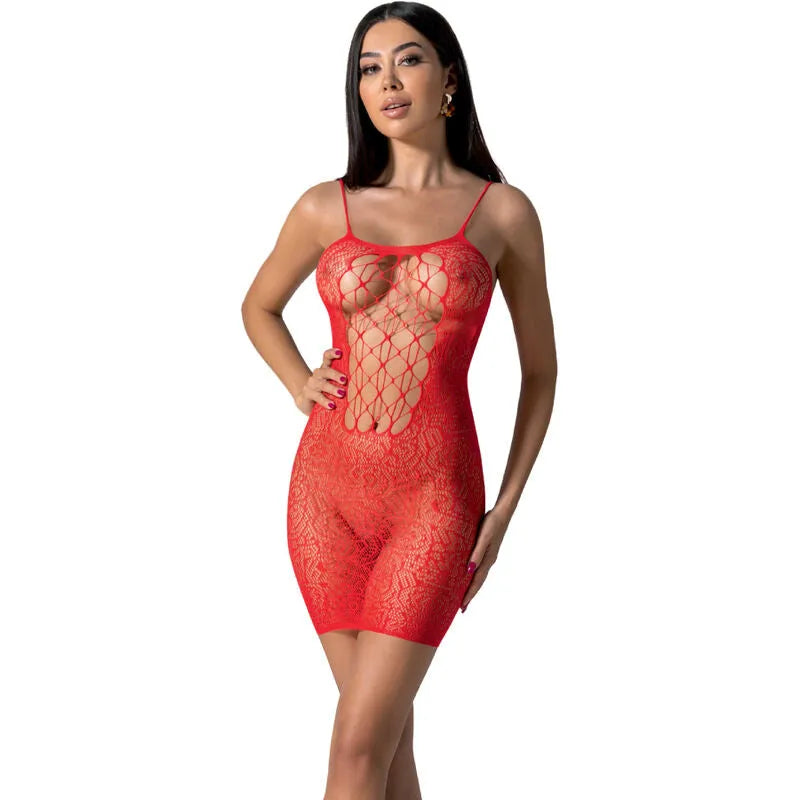 PASSION - BS096 BODYSTOCKING ROUGE