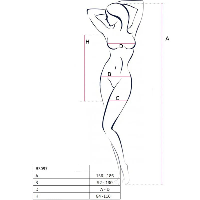 PASSION - BS097 BODYSTOCKING NOIR