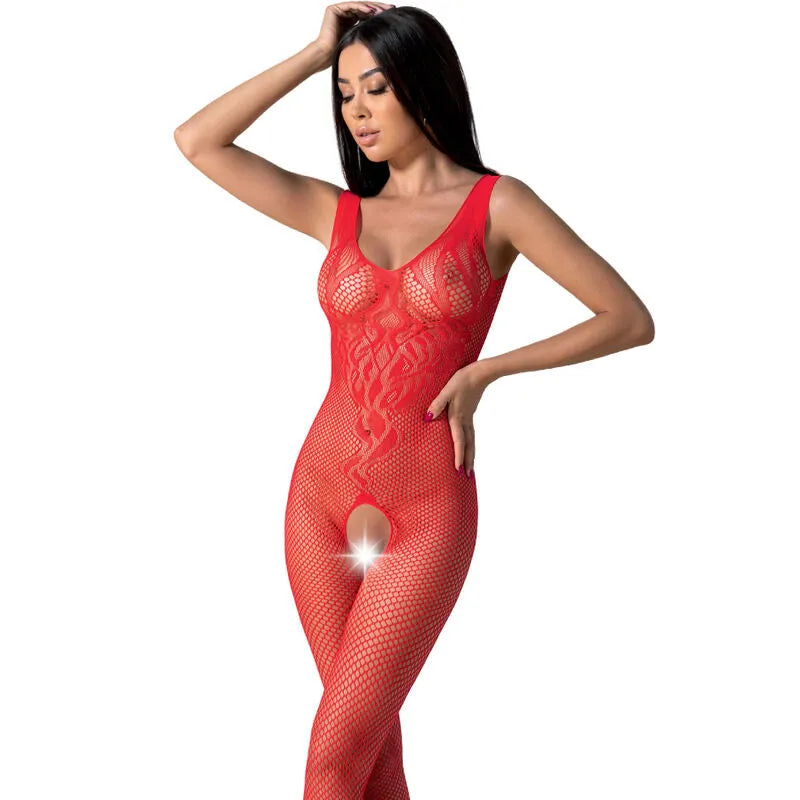 PASSION - BS098 BODYSTOCKING ROUGE