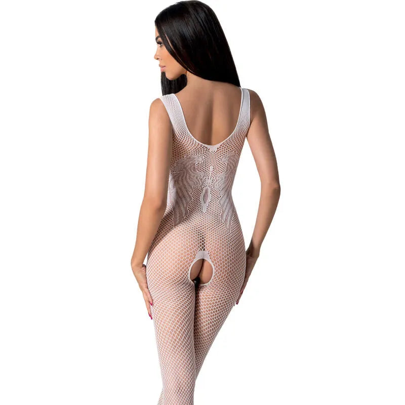 PASSION - BS098 BODYSTOCKING BLANC