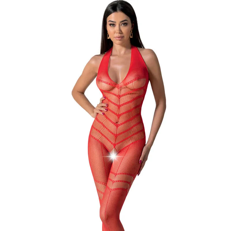 PASSION - BS100 BODYSTOCKING ROUGE