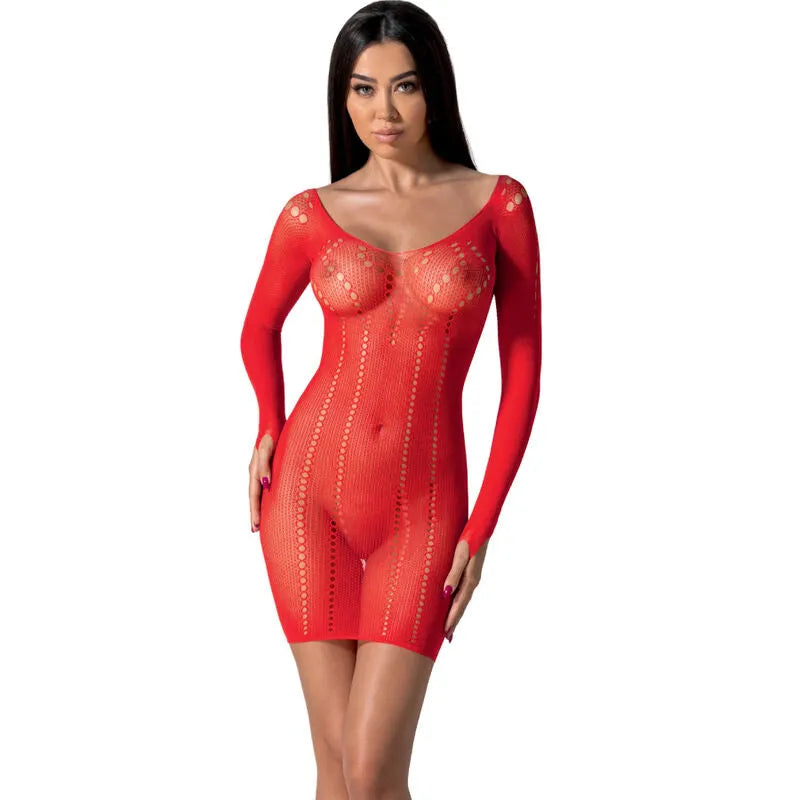 PASSION - BS101 BODYSTOCKING ROUGE