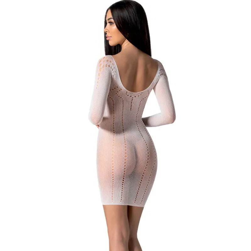 PASSION - BS101 BODYSTOCKING BLANC