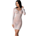 PASSION - BS101 BODYSTOCKING BLANC