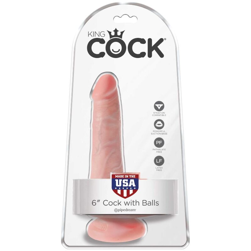 Gode Réaliste King Cock Pvc Hypoallergénique