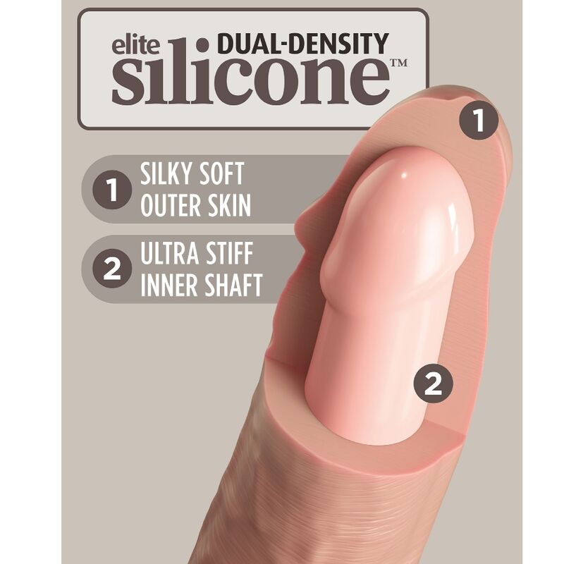 Gode En Silicone Double Densité Vibrant