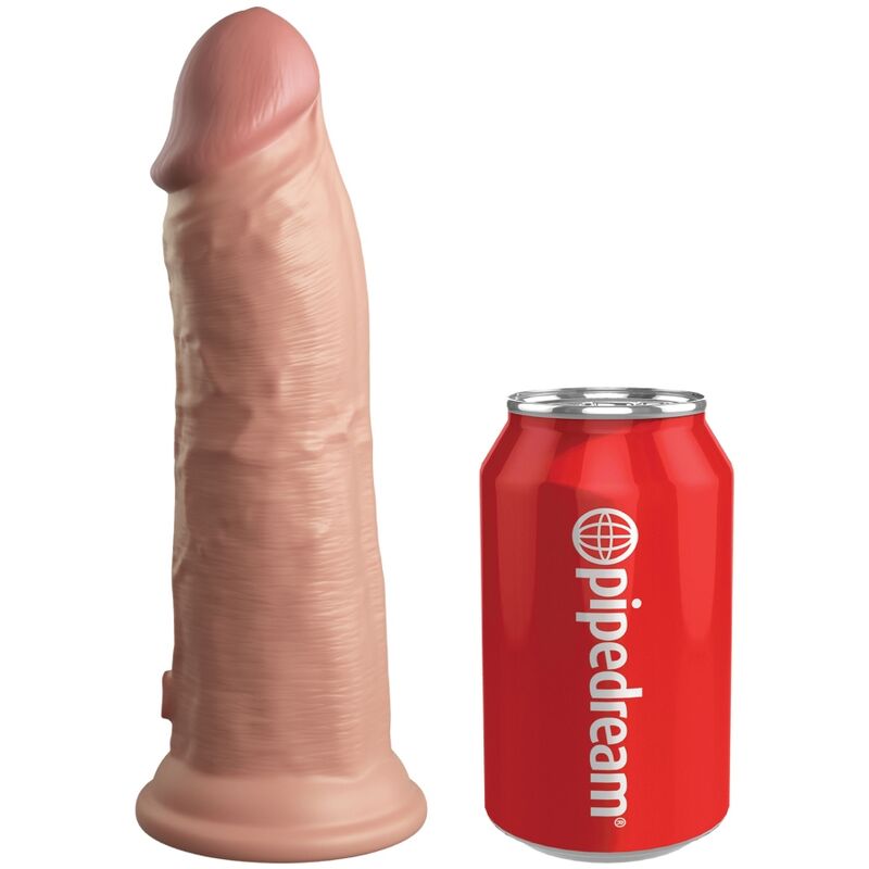 Gode En Silicone Double Densité Vibrant King Cock Elite