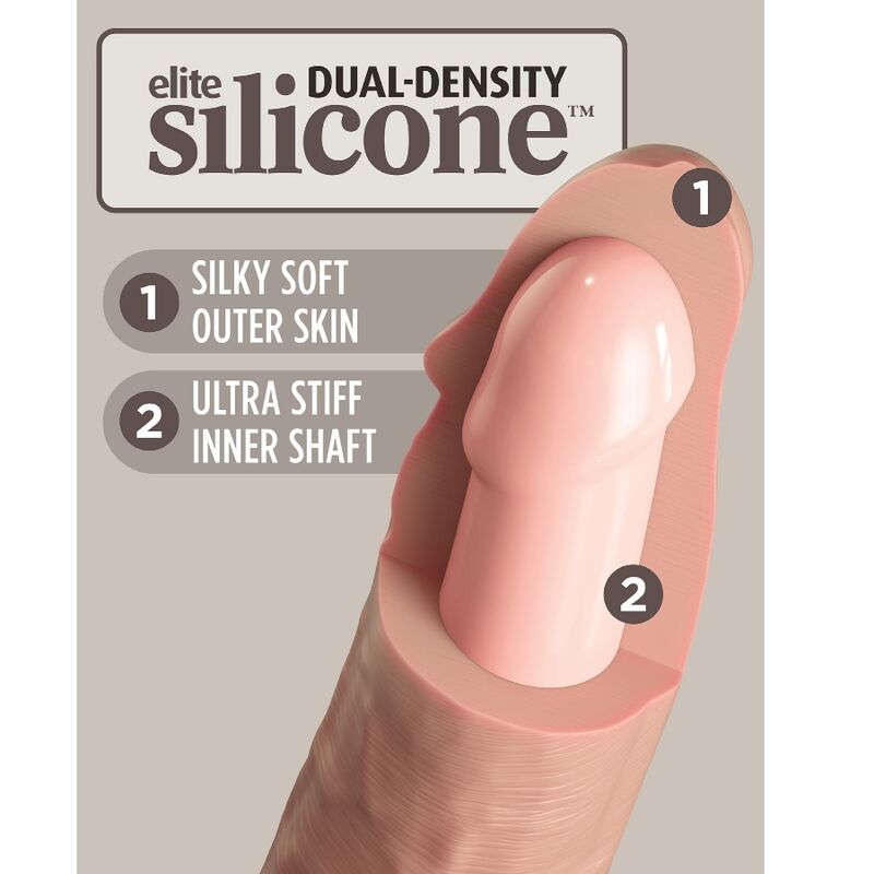 Gode En Silicone Double Densité Vibrant