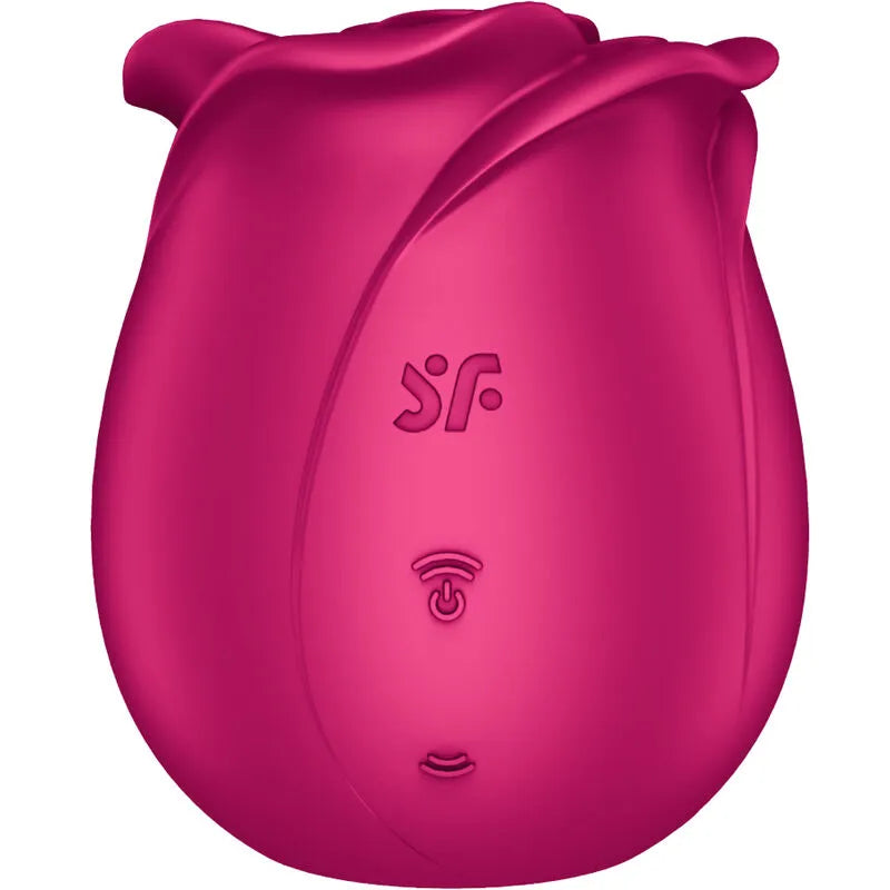 Vibromasseur à ondes de pression Satisfyer Pro 2 Classic Blossom, silicone médical, design rose, stimulation externe, hypoallergénique, discret, couple, plaisir