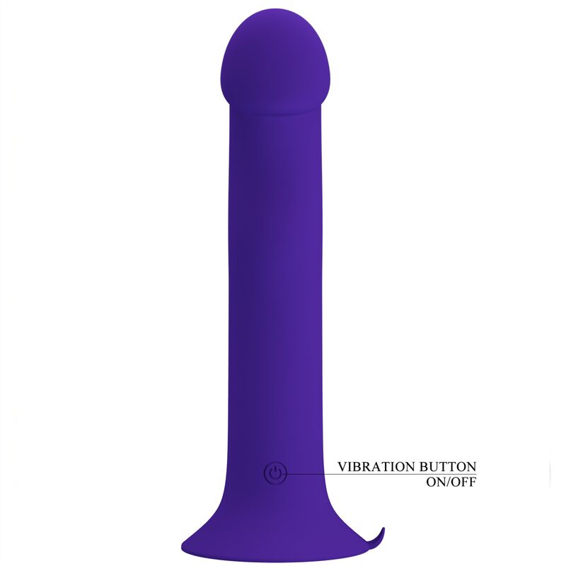 Gode Vibrant Rechargeable Violet En Silicone