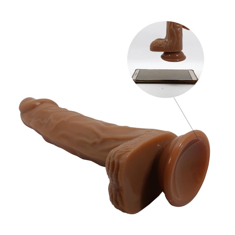 Vibromasseur Réaliste Marron Télécommande Rechargeable