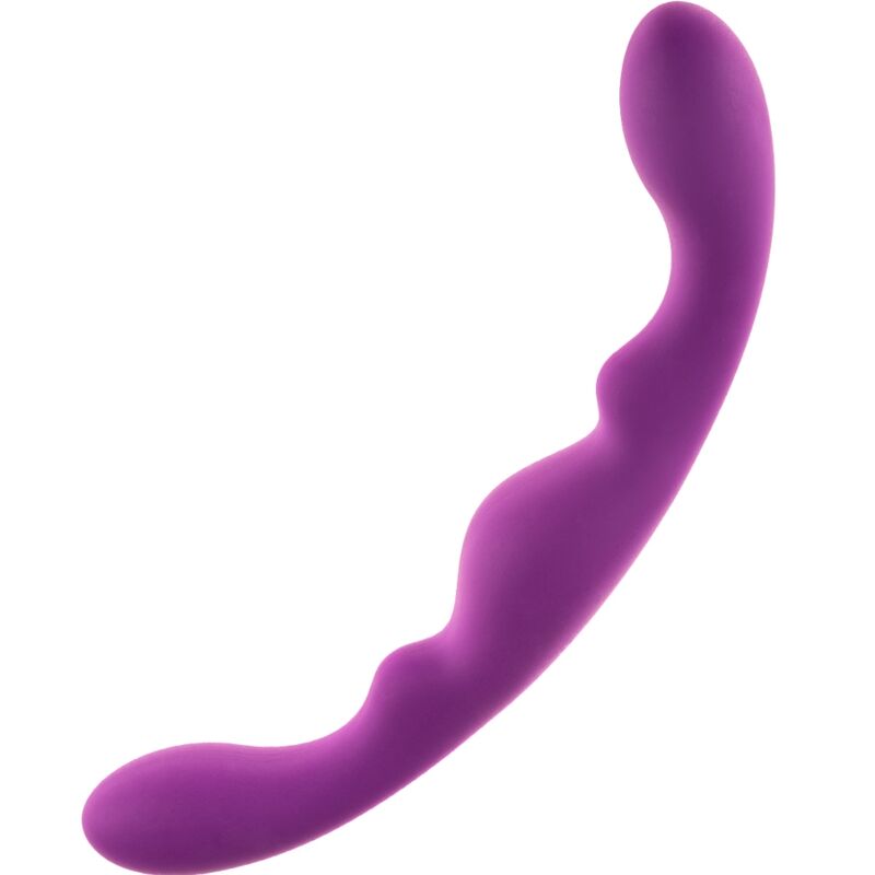 Gode Double Pénétration Silicone Violet Hypoallergénique