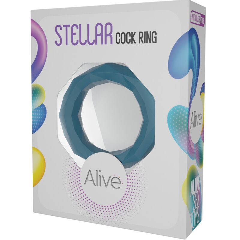 Cockring Élastique Sarcelle Étanche Durable