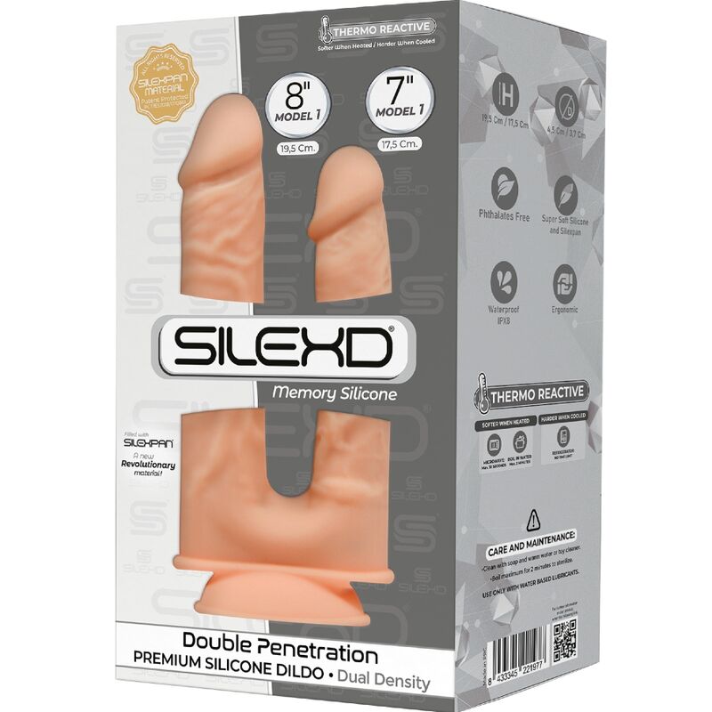 Gode Réaliste Double Pénétration Silexd Silicone